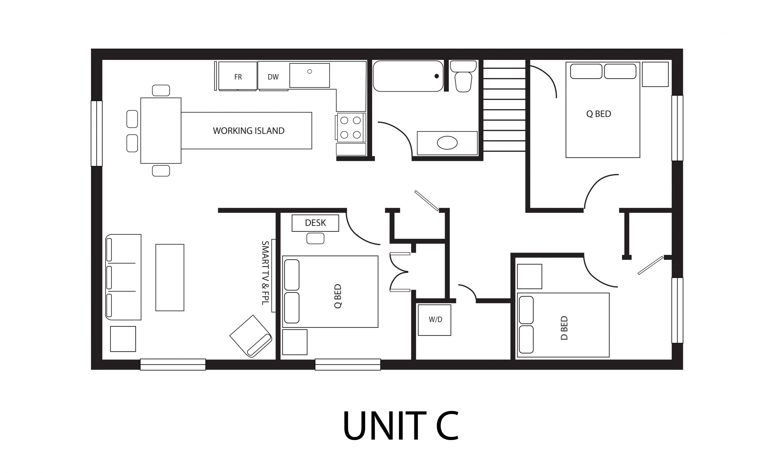 Byron: 3 Bedroom Lower Level Apartment Unit C - Image 29